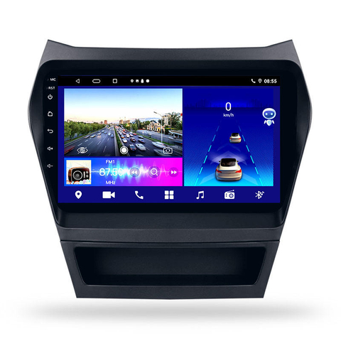 Fabricante 10 Polegada android rádio do carro dvd player para hyudai santa ix45 2012 reprodutor multimídia navegação gps áudio do carro