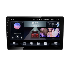 Corpo fino android 10 10 Polegada 2 + 32 gb 1024*600 hd tela de toque vídeo do carro android câmera retrovisor tela de toque completa carro dvd player