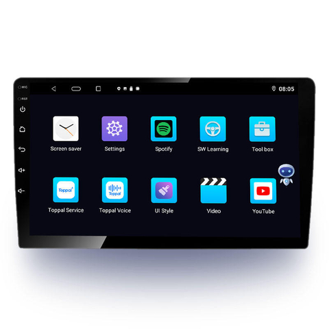 9 Polegada duplo din carro dvd player para toyota prado 2009 2013 gps naxigation dsp android 10.0 sistema multimídia tela de toque áudio