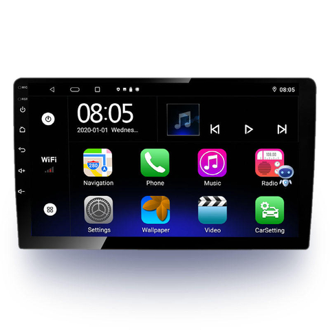 Reprodutor de DVD para carro tela sensível ao toque android rádio estéreo sistema multimídia áudio carro cd dvd reprodutor multimídia