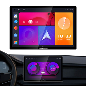 12.95 Polegada 1din/2din android rádio estéreo do carro gps e jogador android do carro com espelho retrovisor link multimídia player