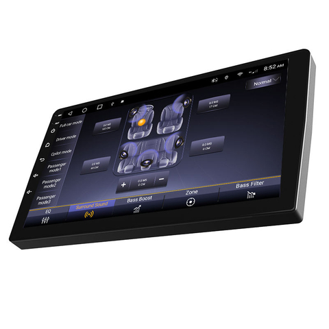 Rádio estéreo android para carro, 10 polegadas, navegação corporal fina, dvd, tela sensível ao toque, vídeo estéreo, reprodutor de tela android