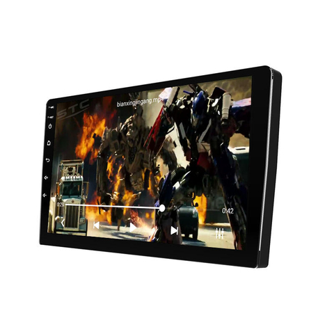 Tela ips android10 corpo fino 10 Polegada 4 + 64g px5 8 núcleo rds dsp ahd carplay gps jogador de rádio estéreo do carro