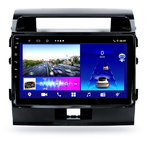 Fabricante 9 polegadas android rádio do carro dvd player android para land cruiser 2007 a 2015 reprodutor multimídia navegação gps áudio do carro