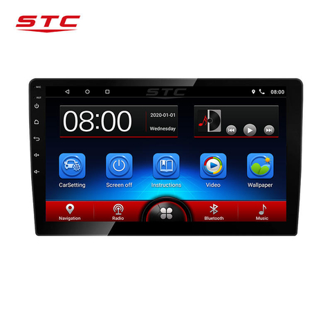 Venda quente 10 polegada android 10.0 toque carro dvd player android para hyundai i10 (direita) rádio de carregamento sem fio android gps áudio