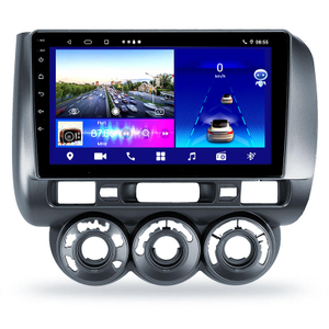 Alta qualidade 9 Polegada android 10.0 rádio do carro áudio vídeo estéreo dvd player dsp para fit jazz 2001 2009 sistema de navegação gps