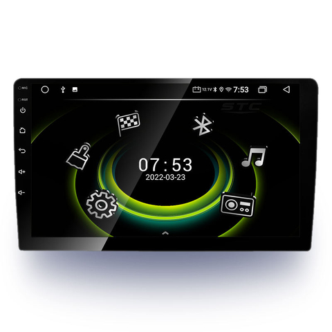 10 Polegada rádio do carro atacado fm bt música navegação gps universal vídeo do carro android áudio do carro processador dsp