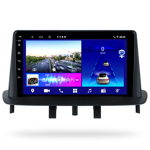 Sistema multimídia 9 Polegada tela de toque carro dvd player rádio para renault megane 2008 2014 duplo din gps naxigation dsp áudio do carro