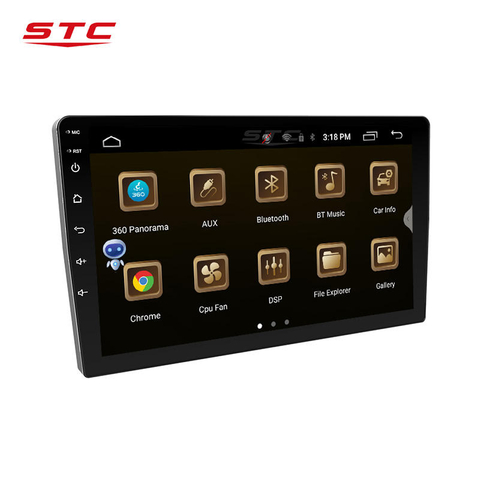 STC Dashboard T5 Android 10 Car Audio Video Player Opção automática Android com DSP + carplay + auto