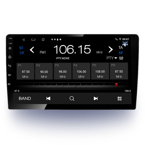 Áudio do carro mp3 player bt 12v aux alta potência 7 cores botão mudando rádio 1 din carro mp3 player áudio estéreo unidade de cabeça do carro