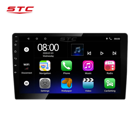 9 polegada universal android 9.0 rádio do carro navegação gps autoradio multimídia dvd player tela de toque 2 din áudio do carro estéreo
