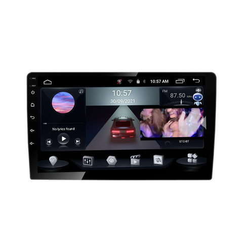 Estéreo do carro 2 Din 9 Polegadas Android 4g Android 10 Boa Tela de Navegação de Alta Resolução IPS Tela Ajustável