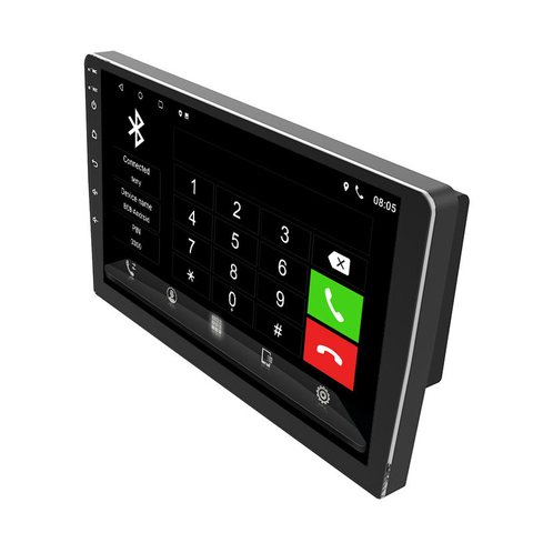Som do carro único din com tela e android auto Fm/Am Dsp Rds Carplay Car Stereo Rádio Automático GPS