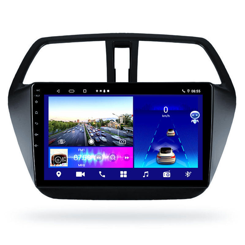 9 Polegada ips tela de toque para suzuki sx4 2012 2016 android 10.0 sistema multimídia carro dvd player dsp gps rastreamento navegação áudio