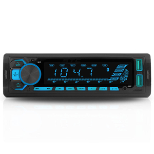 Receptor de carro STC Mp3 1 Din LCD tela estéreo para carro com DSP 12V Rc controle de voz rádio para carro