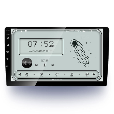 1Din Android 9.0 Touch Screen Carro Multimídia Rádio Estéreo Retrátil 7 ''Touch Screen GPS Wifi Autoradio Car MP5 Player