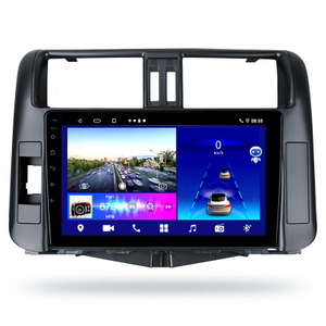 Venda quente 9 polegada para land cruiser 2002 a 2009 tela de toque do carro android leitor dvd rádio carregamento sem fio android gps áudio