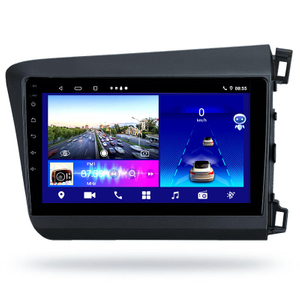 Reprodutor de dvd do carro 9 Polegada tela sensível ao toque sistema multimídia rádio auto android para honda civic 2015 2020 dsp navegação gps áudio do carro