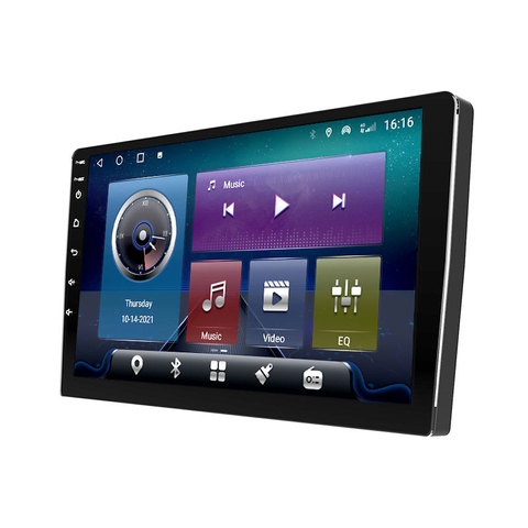 Universal TS10 8 Core Android 10 6+128G Navegação GPS Áudio para carro DVD Player multimídia