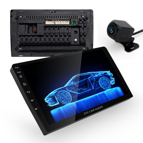 Câmera retrovisora ​​universal android 10.0, tela full touch hd, rádio automotivo multimídia, 7 espaços, android, cd, dvd player