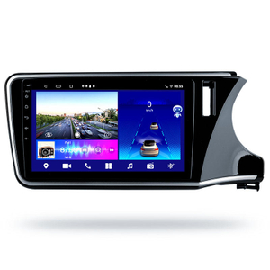 Double Din 10.1 Polegada Tela Sensível Ao Toque para HONDA CITY GRACE 2014 2017 Android 10.0 Sistema Multimídia Navegação GPS Dsp Áudio Do Carro