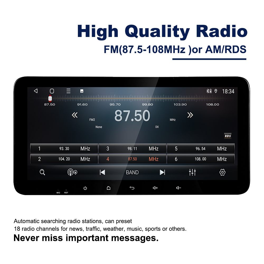 rádio de carro android