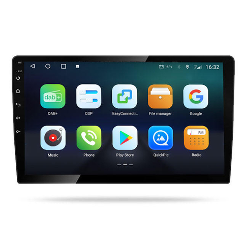 Fornecimento de fábrica 10 polegadas Android 10 2din sistema de rádio automotivo tela capacitiva tela de toque completa IOS e Android Phone dvd player